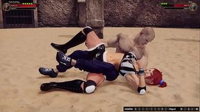 Polly Plaything VS Brad (Naked Fighter 3D)