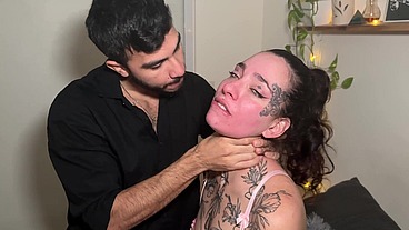 Rebekah Rose Submissive Tattooed Woman Cries with Pleasure as She Receives Hardcore Sex!
