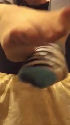 Smell my Sweaty Pantyhose &amp; Feet   Clip 2