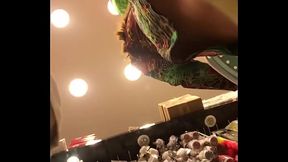 Up skirt de baixo da saia