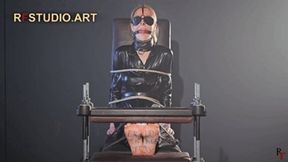 Frida - A Tickle Toy - Catsuit, Toe Press, Ballgag, Blindfolds and Nosehook (UHD 4K MP4)