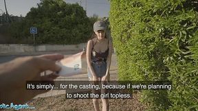 Hot Spanish chick drops mask for dick