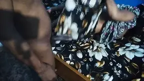 First time girlfriend gives a deepthroat in her own room