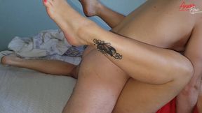 Stepmom loves to feel cum in pussy in missionary position
