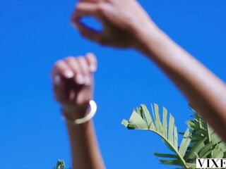 VIXEN Nasty Concierge Vanessa seduces hotel guest away from his GF