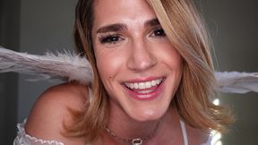 blonde trans hottie kalli grace is the angel on my tree