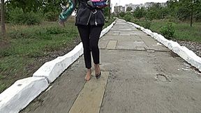 walking without one shoe m