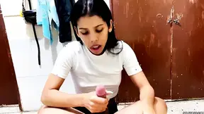 Science experiment with bound and gagged Diana