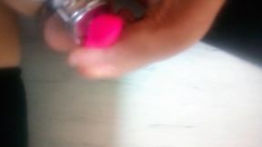 My first time wearing a real chatity belt. Got so damn horny that I had multiple sissygasm and became a sissy cum slut