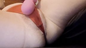 FTM Twink Edges T-Dick Till Panty Soaking Gushing Squirt Ruin