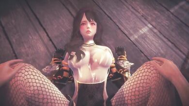 Beautiful Witch 2 - 3D realistic hentai - (Uncensored)