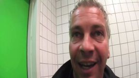 Horny Fuck in a Public Toilet