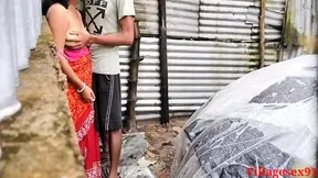 Outdoor Desi Village girl having hardcore sex in the heart of the local community.