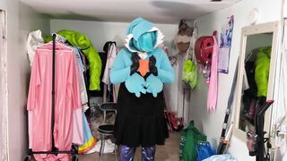 Plush Gardevoir Hoodie and PVC Layers, Breathplay, and Poke Ball Gag