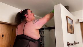 Big Ass BBW Cleans (Bathroom Scene Only)