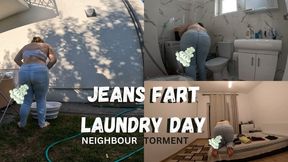 Jeans Fart Laundry Day Neighbour Torment