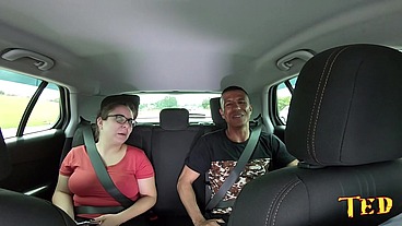 Carona do Ted # 13 muita putaria no transito de São Paulo ela queria só no rabo - Mary RedQueen - Rob
