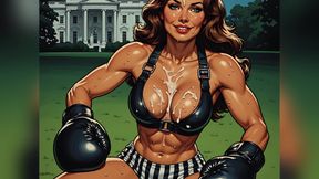 Incredibly Fit Boxing Babes Art