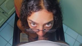 brunette latina facefuck and cum skin care - nati roza