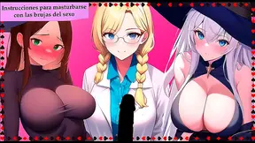 Witch Teases Takes Control in Hot Spanish Hentai JOI Encounter