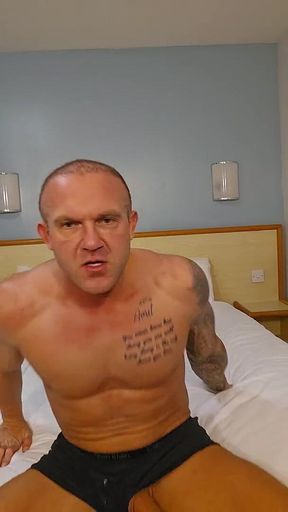 Huge Cock Huge Cumshot Solo!