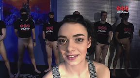 Khadisha Latina Banged in Cum Land Gangbang