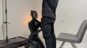 Slave Girl During Blowjob Training