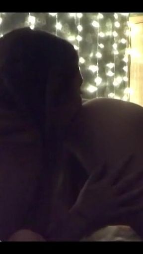 Fucked a Big Ass and Licked It Wildly with Her Tongue