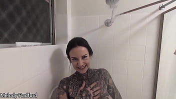 Holiday shower fun