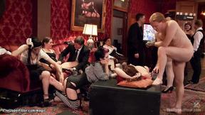 ”Slaves machine & shaft screwed at party”