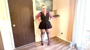Teacher Fucks the Bully While You Watch on Punishing You Both and Being Used by Her Students