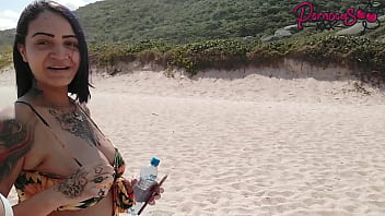 Passeio na praia dos pelados