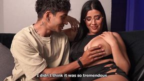 Latina MILF seduced her handsome stepson to get her pussy fucked