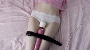 Bound Good Girl Wand Tortured to Gushing Multi Orgasms Destroyed