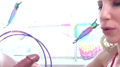 Busty Ts Chanel Santini Licks And Barebacks Ashley Fires Ass