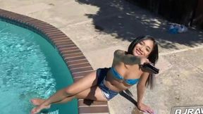 Tiny tits &mdash;  skinny sucks &mdash;  sloppy deepthroat &mdash;  Avery Black's filthy blowjobs gone wild