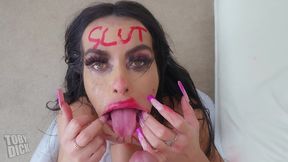 anal bimbo piss slut - eats ass used like a whore - loves it
