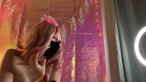 Feisty Asian Babe&#039;s Boobalicious Webcam Sesh