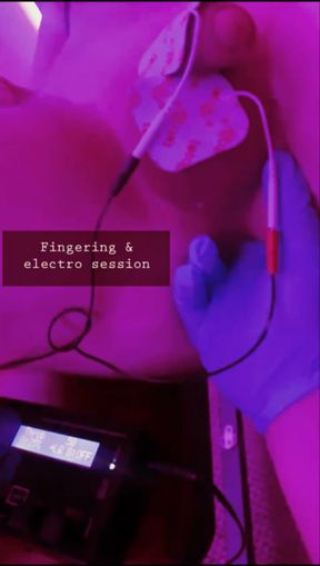 Fingering & electro real time session
