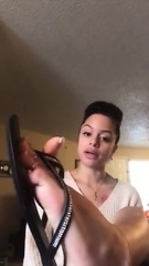 Stinky flip flops and feet joi