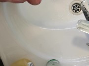 Morning Routine, Cum on Toothbrush to Wash Your Dirty Mouth