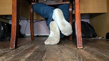 POV: Your Femboy Roommate Teases You with Their Soles (no Paint Version)