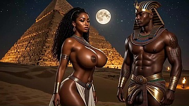 KpaxxxsAI-AdultVideos Presents: Ancient Egyptian Lust – Wild Sex Outside the Pyramids & Deep Inside the Chamber