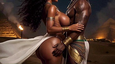 KpaxxxsAI-AdultVideos Presents: Ancient Egyptian Lust – Wild Sex Outside the Pyramids & Deep Inside the Chamber