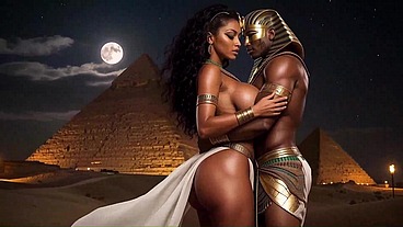 KpaxxxsAI-AdultVideos Presents: Ancient Egyptian Lust – Wild Sex Outside the Pyramids & Deep Inside the Chamber