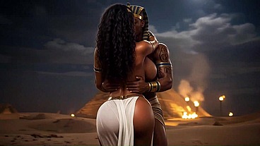 KpaxxxsAI-AdultVideos Presents: Ancient Egyptian Lust – Wild Sex Outside the Pyramids & Deep Inside the Chamber