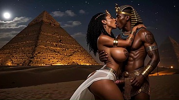 KpaxxxsAI-AdultVideos Presents: Ancient Egyptian Lust – Wild Sex Outside the Pyramids & Deep Inside the Chamber