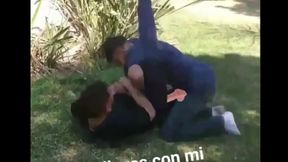 Sexo al aire libre con mi amigo curioso gay PARTE 2