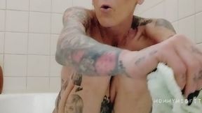 Shaving & Bathing in a Thunderstorm