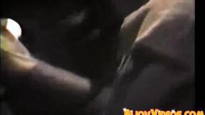 Vintage gay ritual grooming of a  man with blowjobs